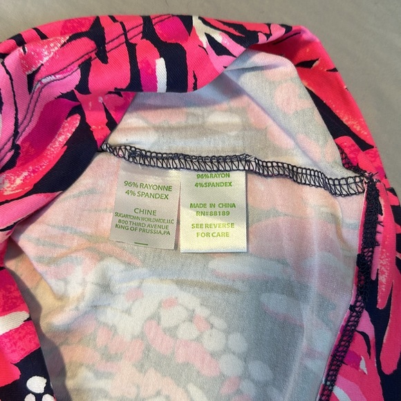 Lilly Pulitzer Laurana Off-The-Shoulder Mini Dress 3/4 Sleeves size Small - Picture 4 of 9